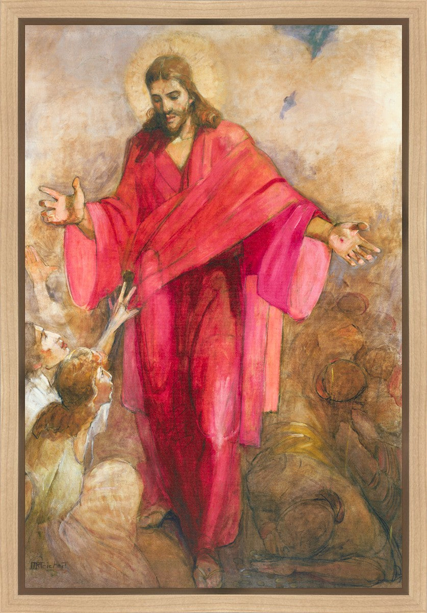 Christ In A Red Robe Gallery Wrap