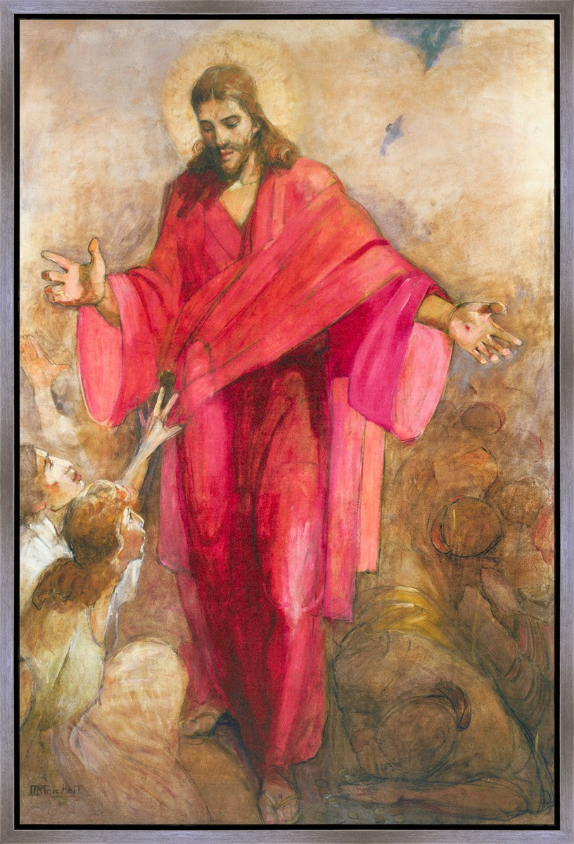 Christ In A Red Robe Gallery Wrap