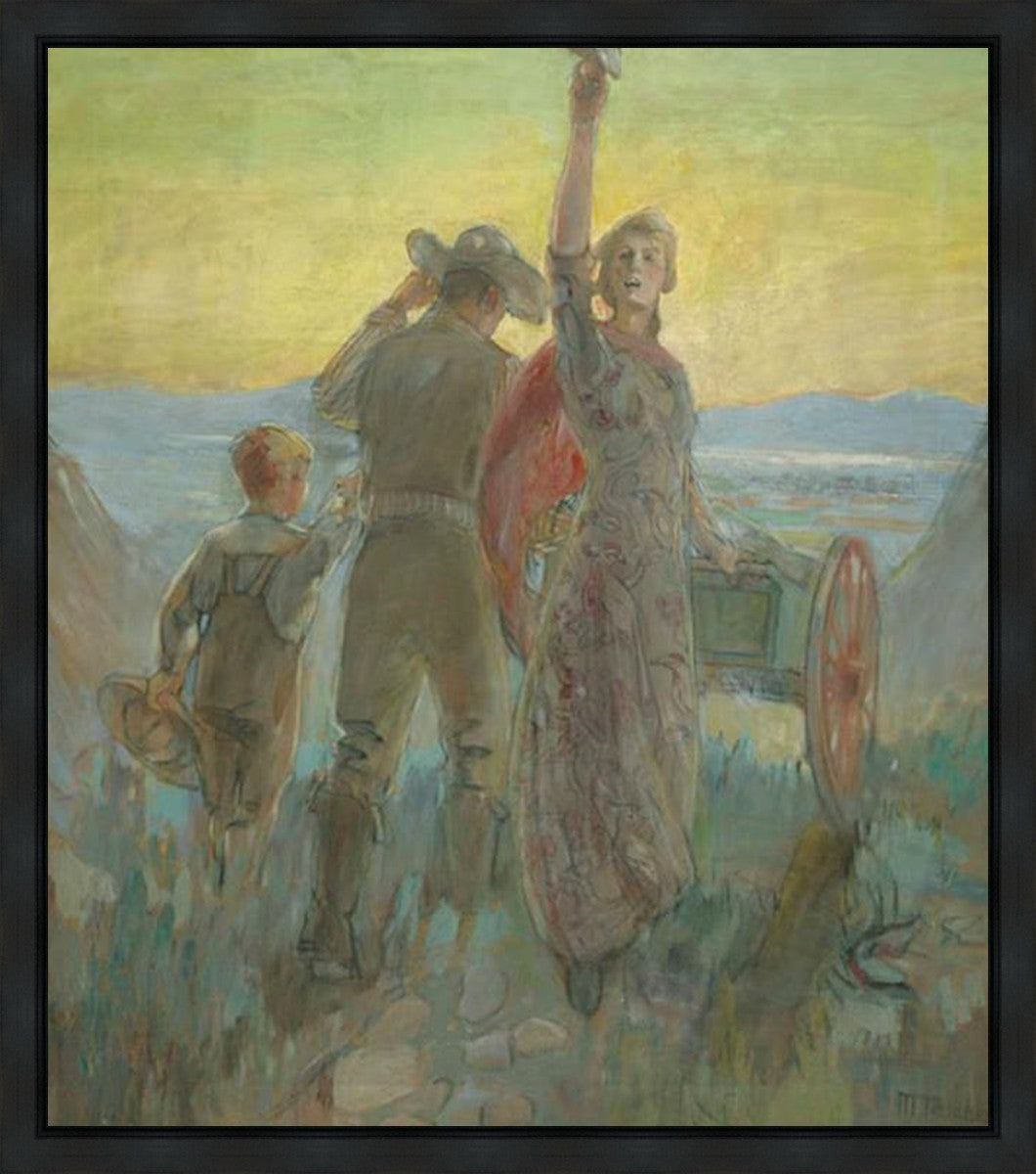 Handcart Pioneers Gallery Wrap