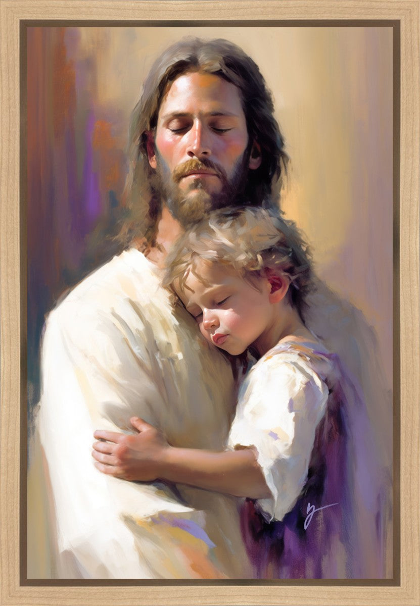Safely in His Arms Gallery Wrap