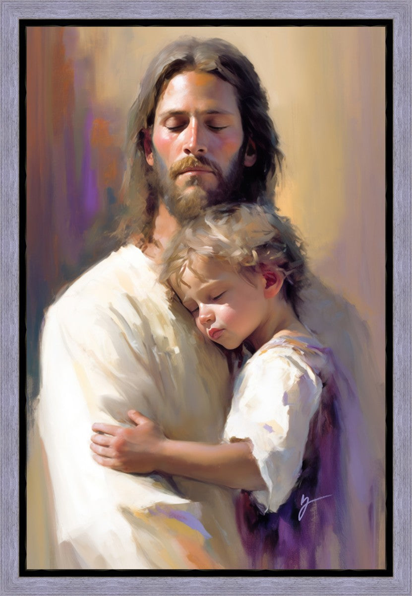 Safely in His Arms Gallery Wrap