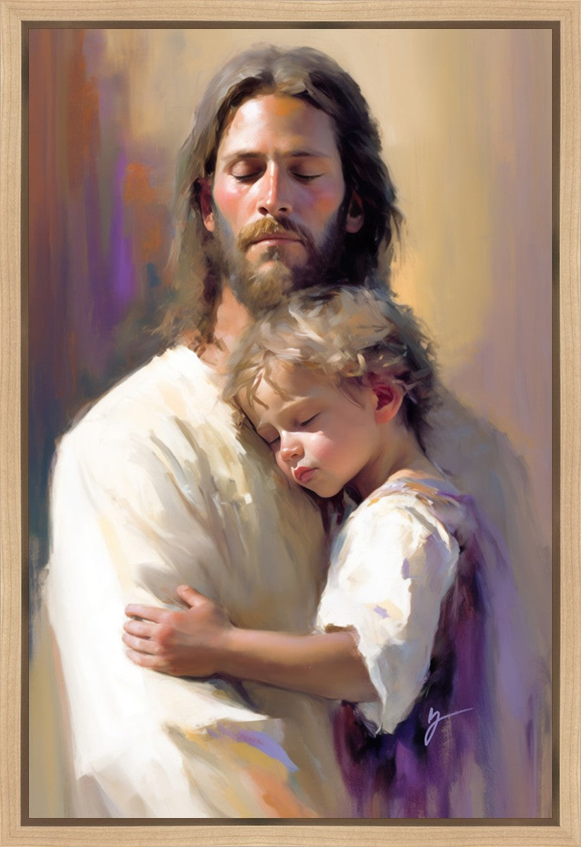Safely in His Arms Gallery Wrap