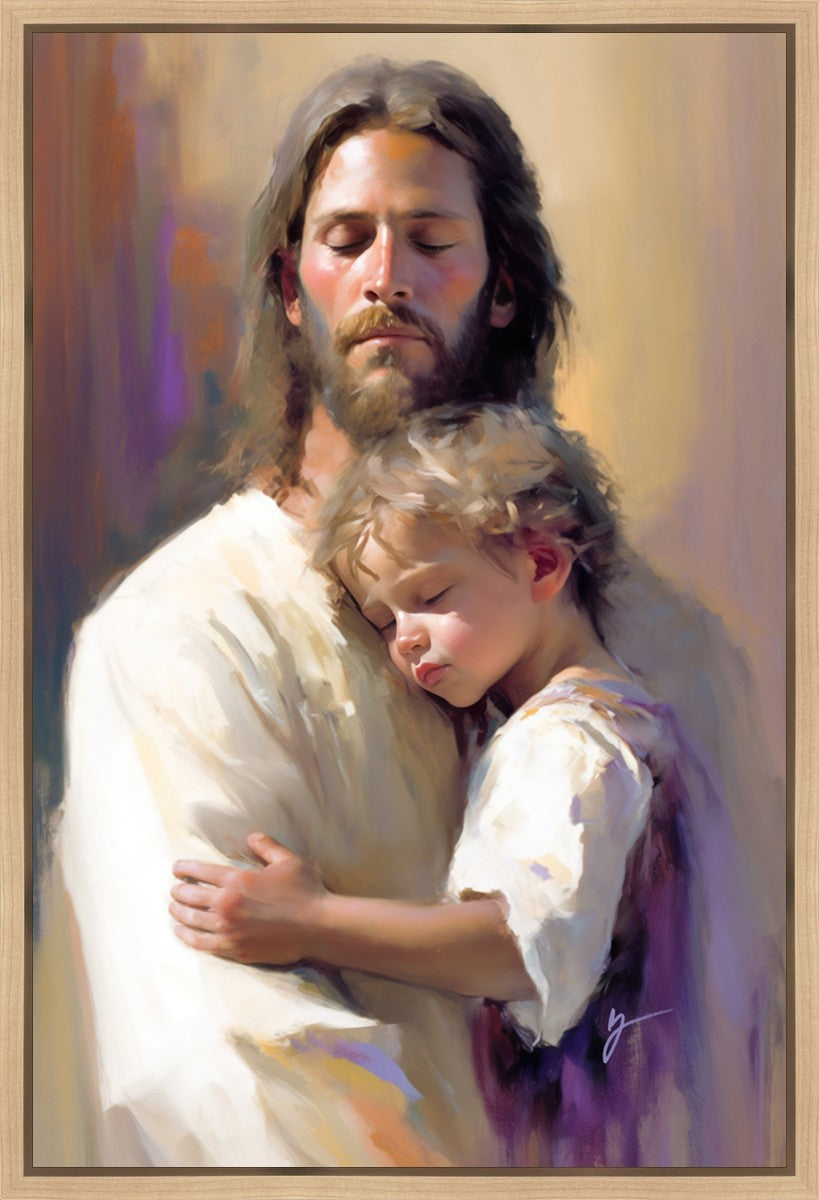 Safely in His Arms Gallery Wrap