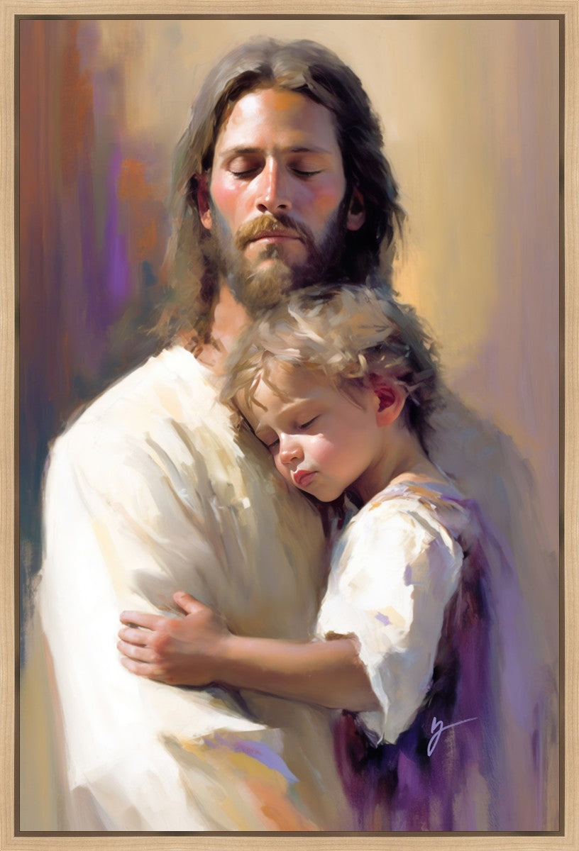 Safely in His Arms Gallery Wrap