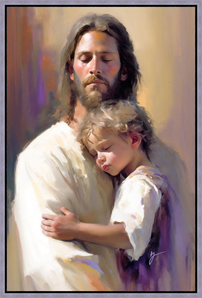 Safely in His Arms Gallery Wrap