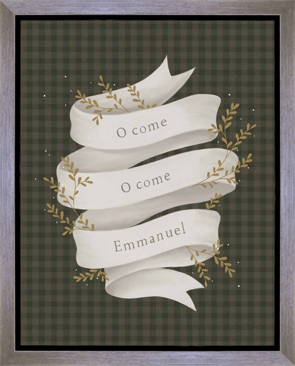 O Come Emmanuel Green Gallery Wrap