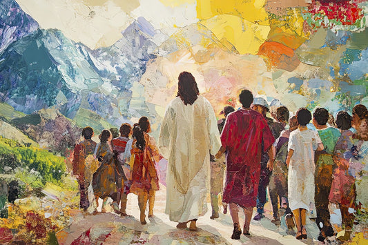 Walking With Jesus Gallery Wrap