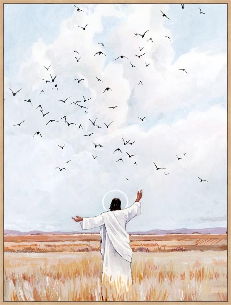 Consider The Birds in The Sky Large Wall Art Gallery Wrap