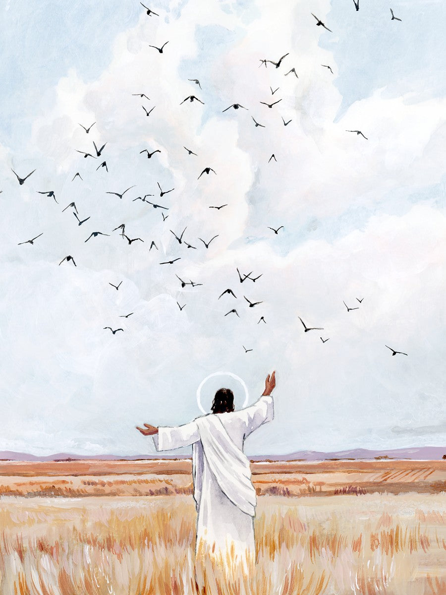 Consider The Birds in The Sky Large Wall Art