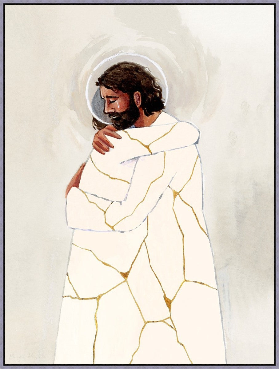 He Binds up The Broken Hearted Large Wall Art Gallery Wrap