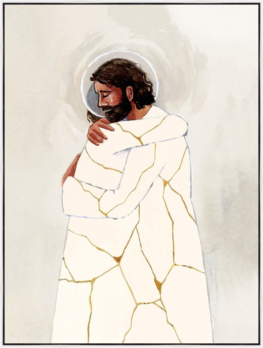He Binds up The Broken Hearted Large Wall Art Gallery Wrap
