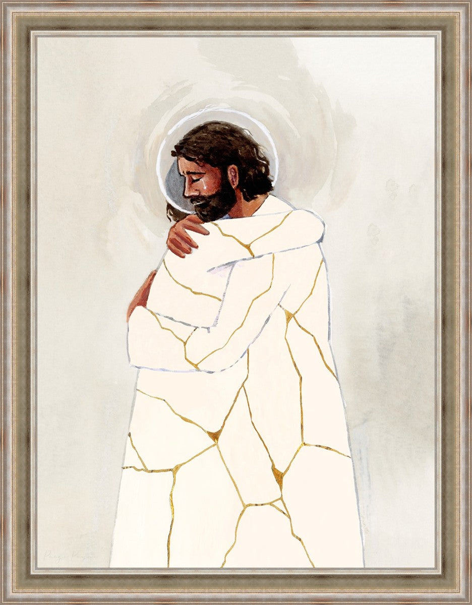He Binds up The Broken Hearted Large Wall Art