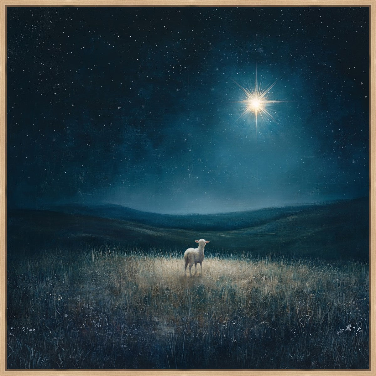 Star of Bethlehem Large Wall Art Gallery Wrap