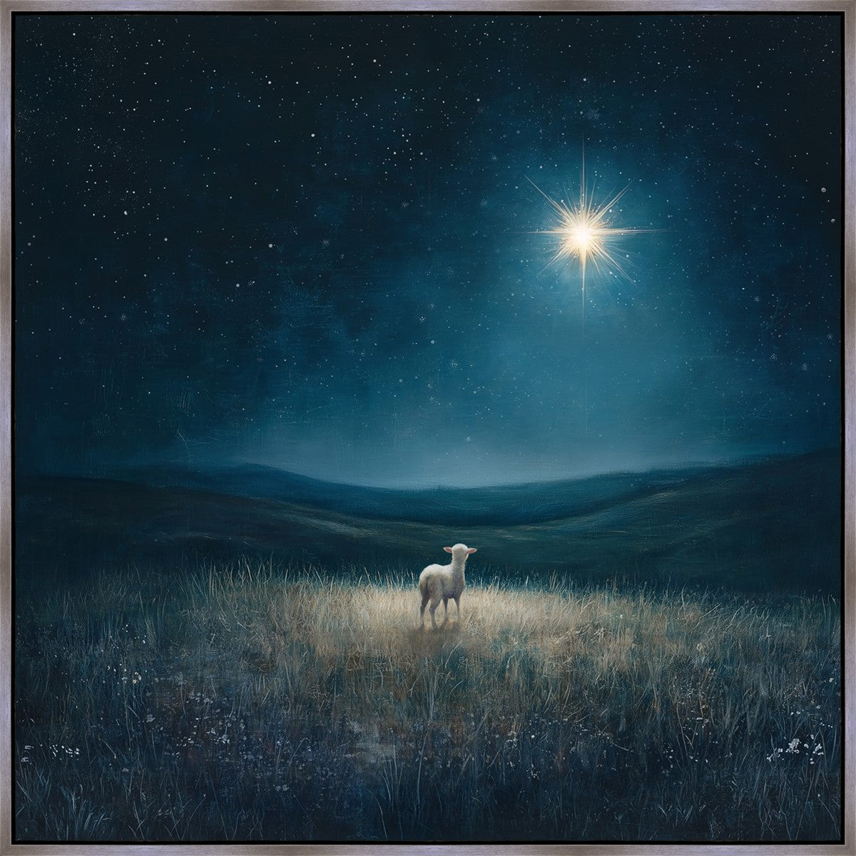Star of Bethlehem Large Wall Art Gallery Wrap