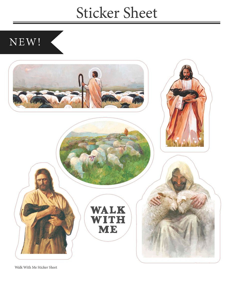 2026 Walk With Me Youth Theme 5 Sticker Pack