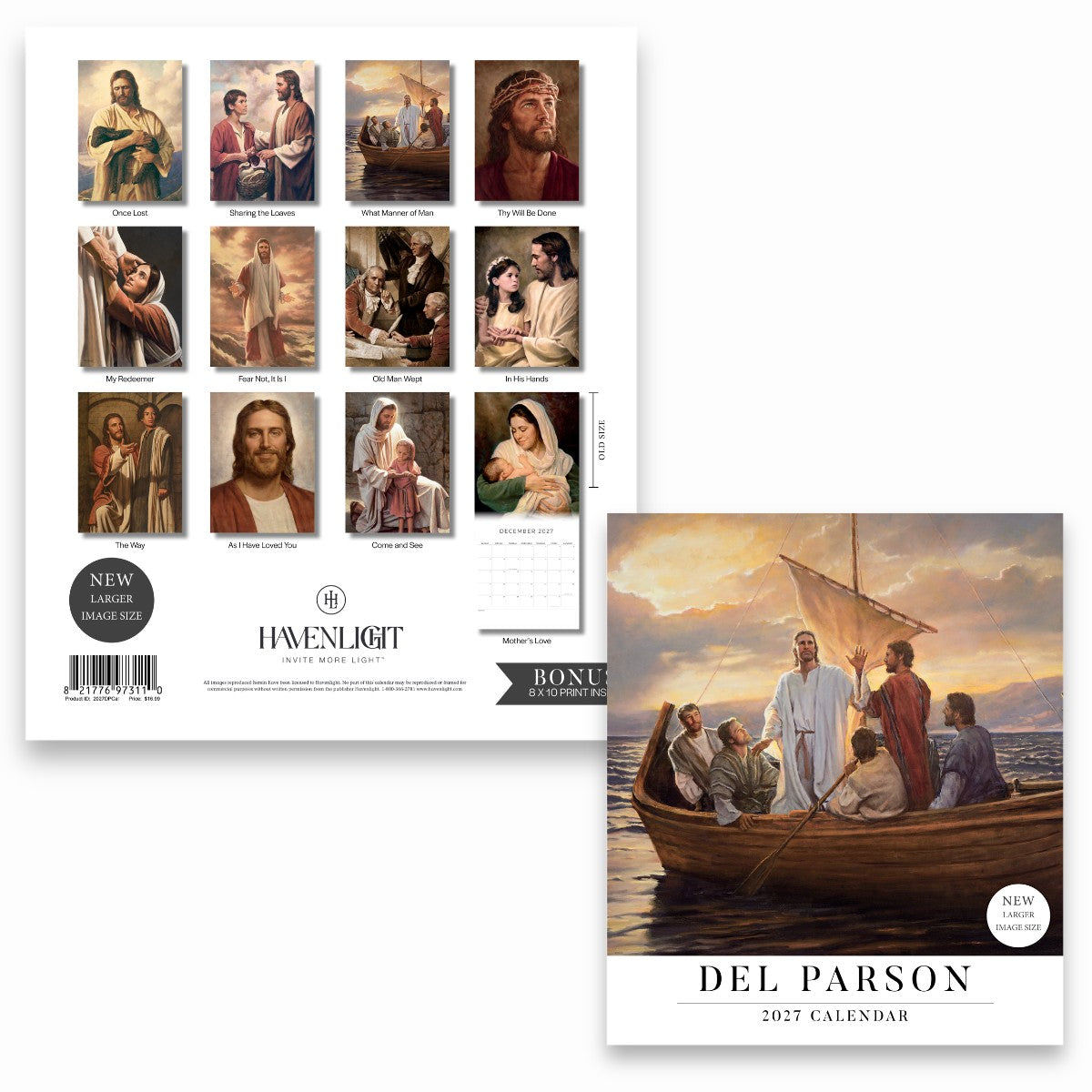 2027 Del Parson Calendar