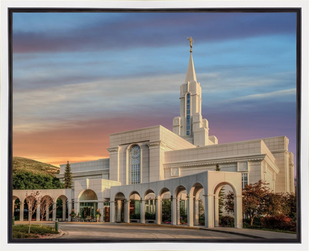 Bountiful Utah Temple A House of Truth Gallery Wrap