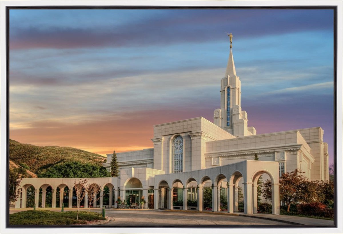 Bountiful Utah Temple A House of Truth Gallery Wrap