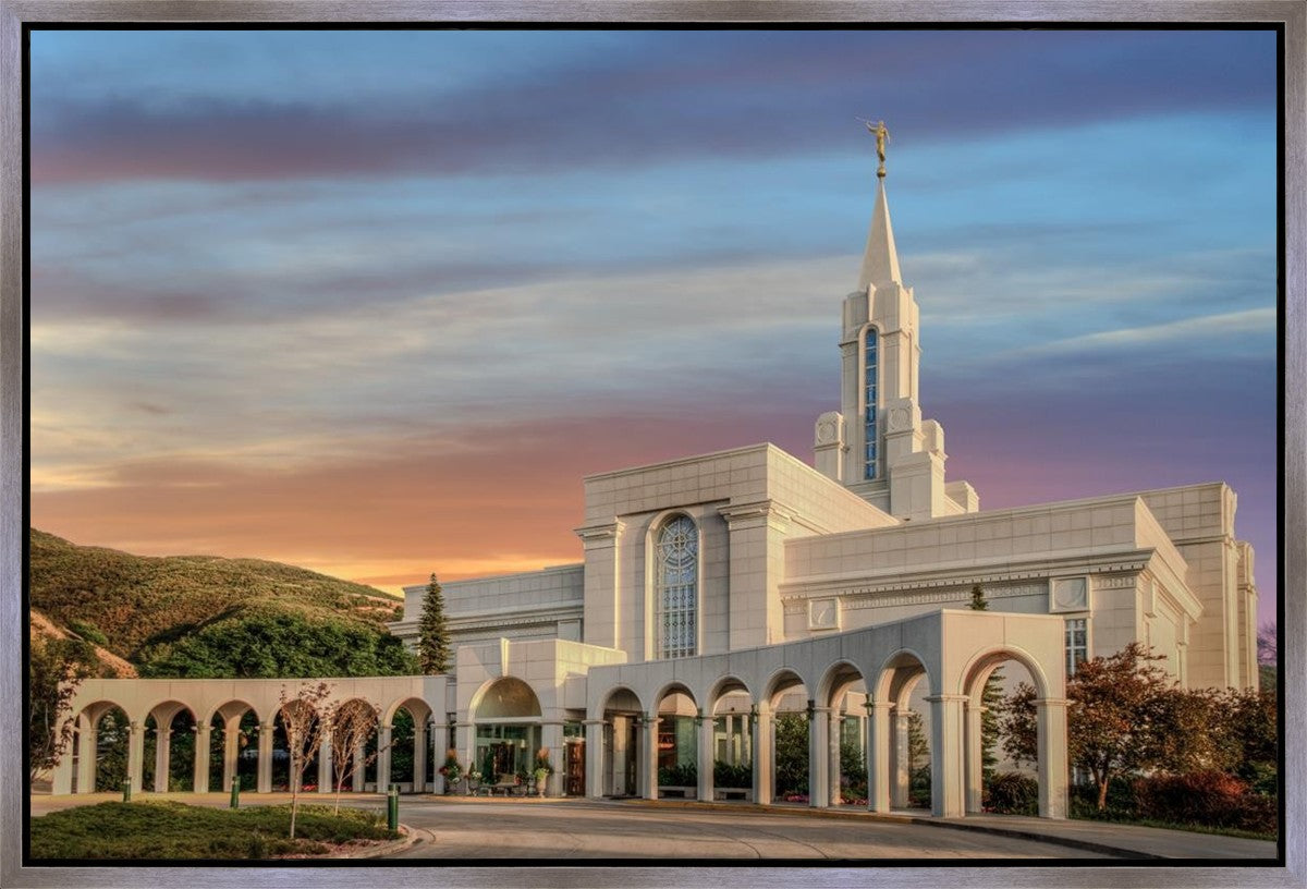 Bountiful Utah Temple A House of Truth Gallery Wrap
