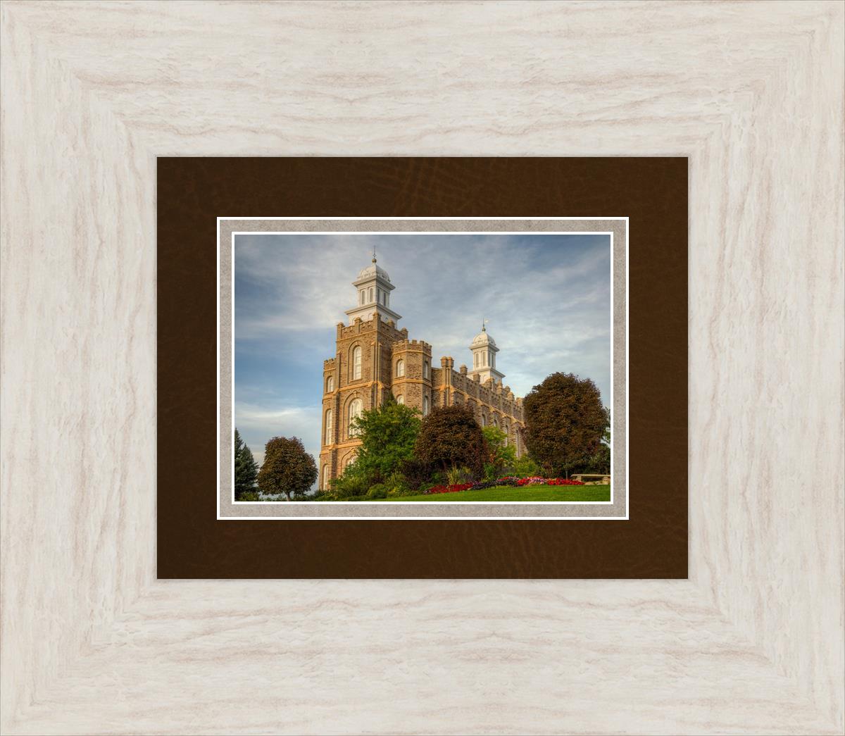 Logan Utah Temple House on a Hill