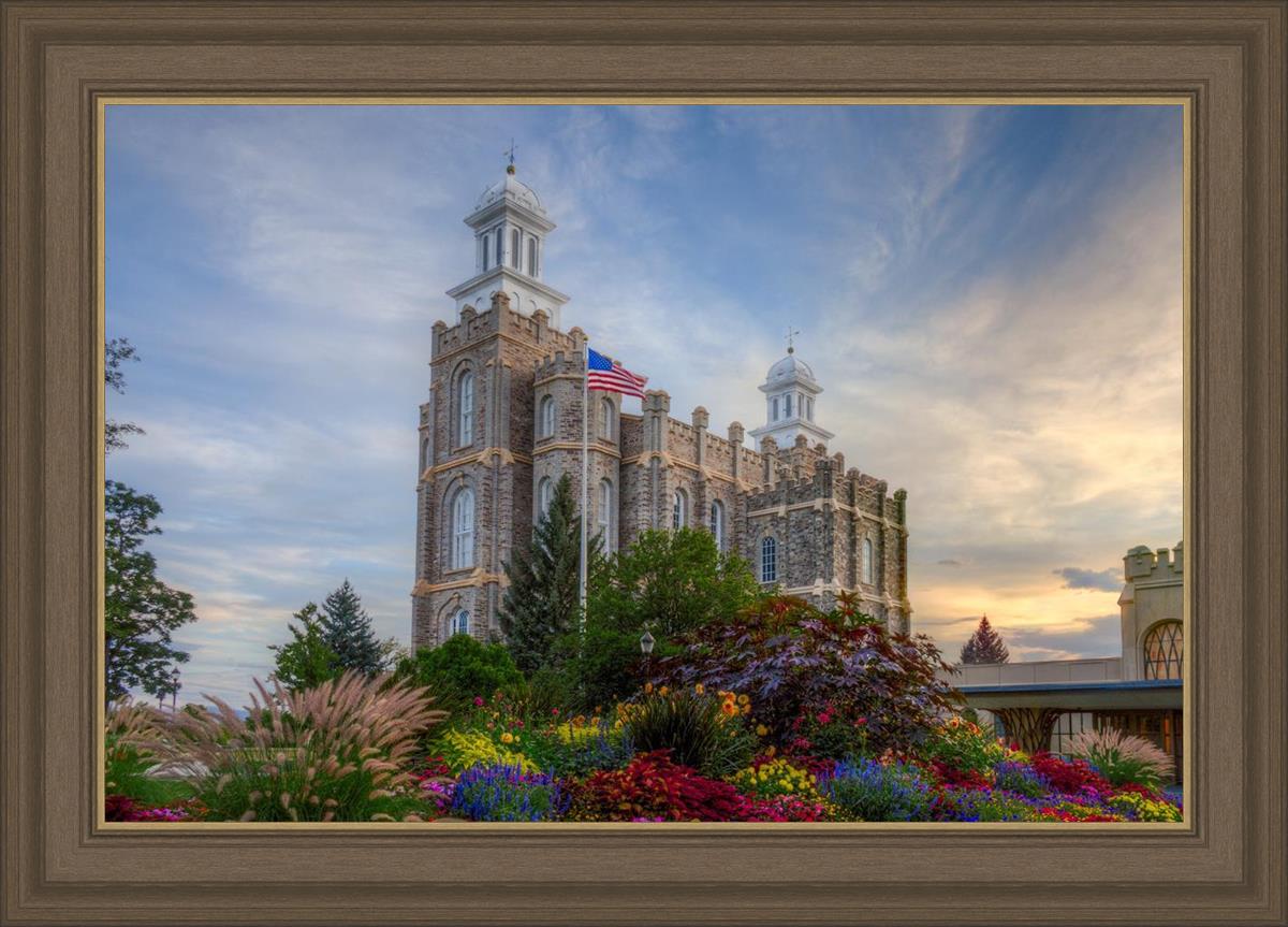 Logan Utah Temple Mountain of God