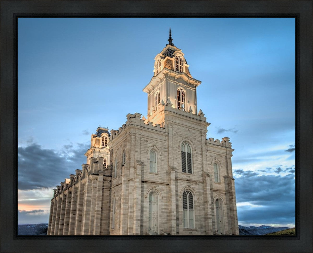 Manti Utah Temple His House of Peace Gallery Wrap