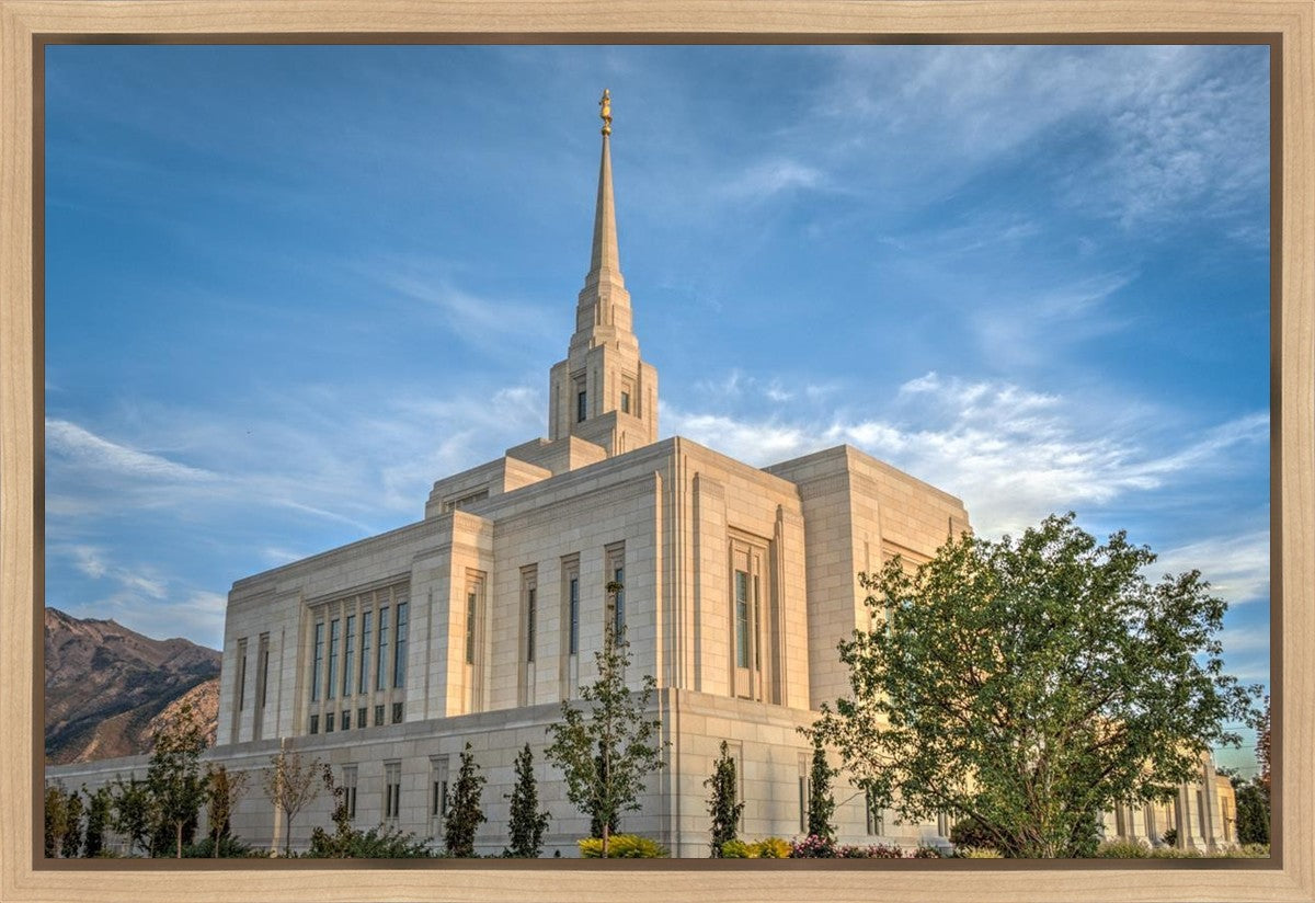 Ogden Utah Temple Place of Holiness Gallery Wrap
