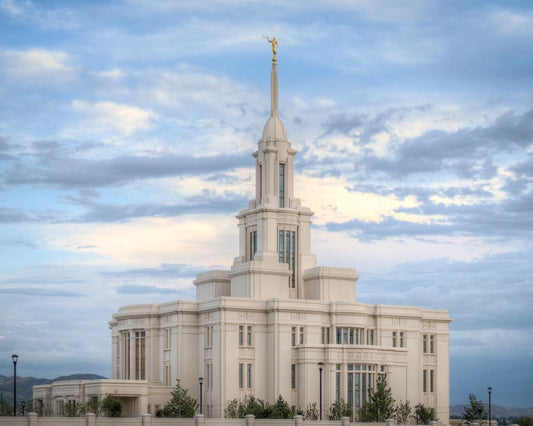 Payson Utah Temple the Temple of Our Lord Gallery Wrap
