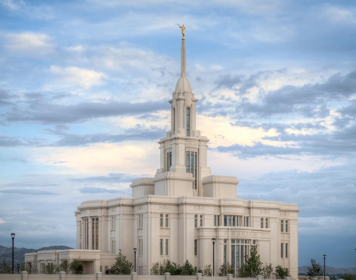 Payson Utah Temple the Temple of Our Lord Gallery Wrap