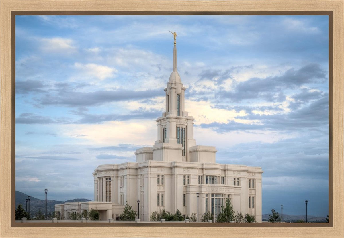 Payson Utah Temple the Temple of Our Lord Gallery Wrap