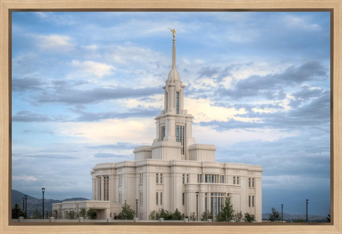 Payson Utah Temple the Temple of Our Lord Gallery Wrap