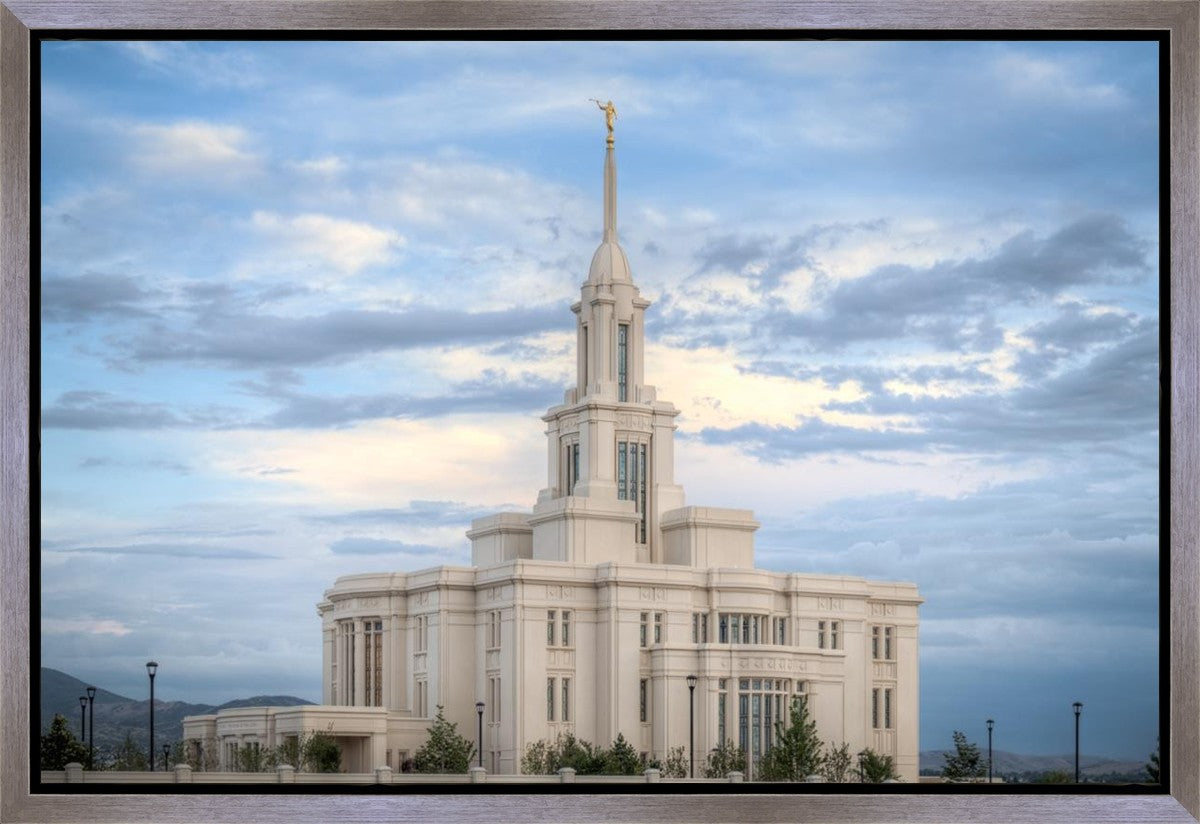 Payson Utah Temple the Temple of Our Lord Gallery Wrap