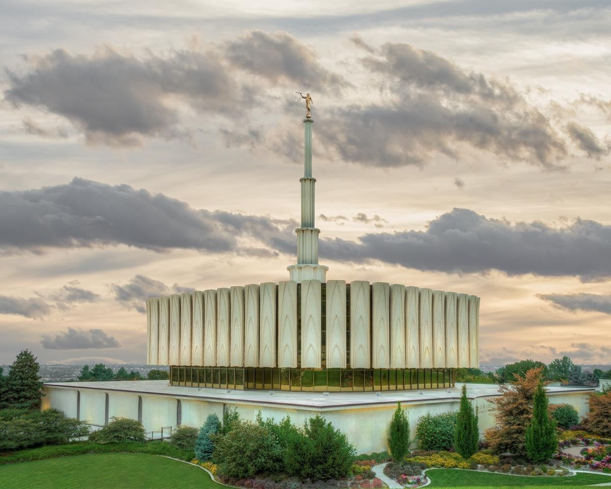 Provo Utah Temple His Sacred Place Gallery Wrap