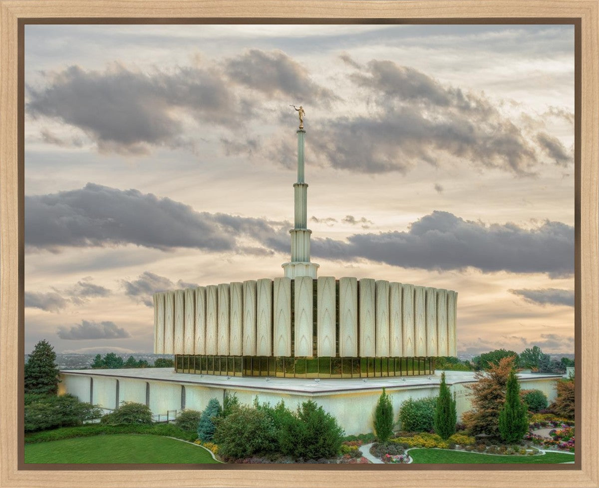 Provo Utah Temple His Sacred Place Gallery Wrap