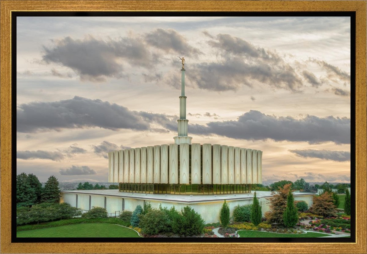 Provo Utah Temple His Sacred Place Gallery Wrap