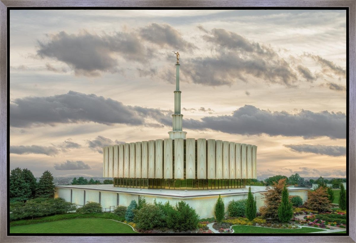 Provo Utah Temple His Sacred Place Gallery Wrap