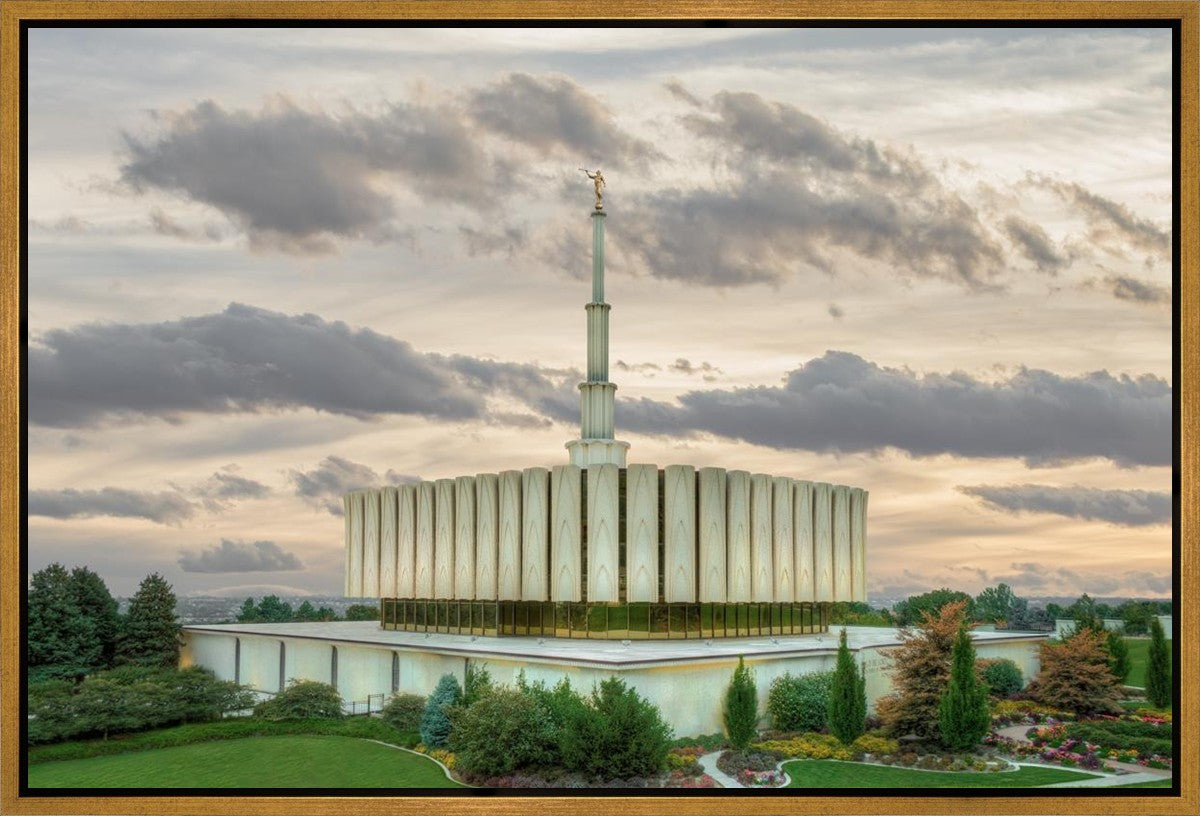 Provo Utah Temple His Sacred Place Gallery Wrap