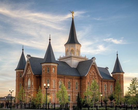 Provo City Center Utah Temple the Lord's Holy House Gallery Wrap