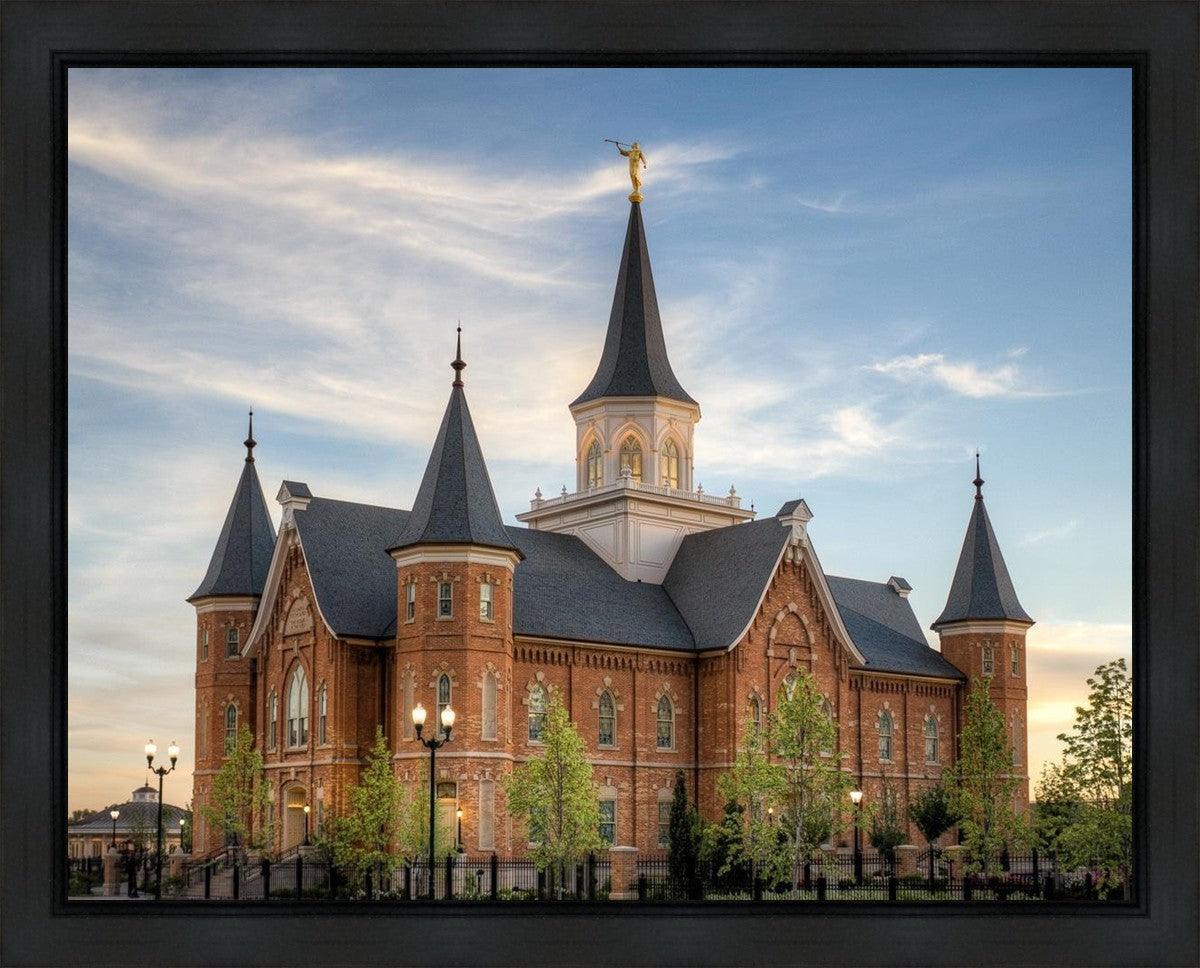 Provo City Center Utah Temple the Lord's Holy House Gallery Wrap