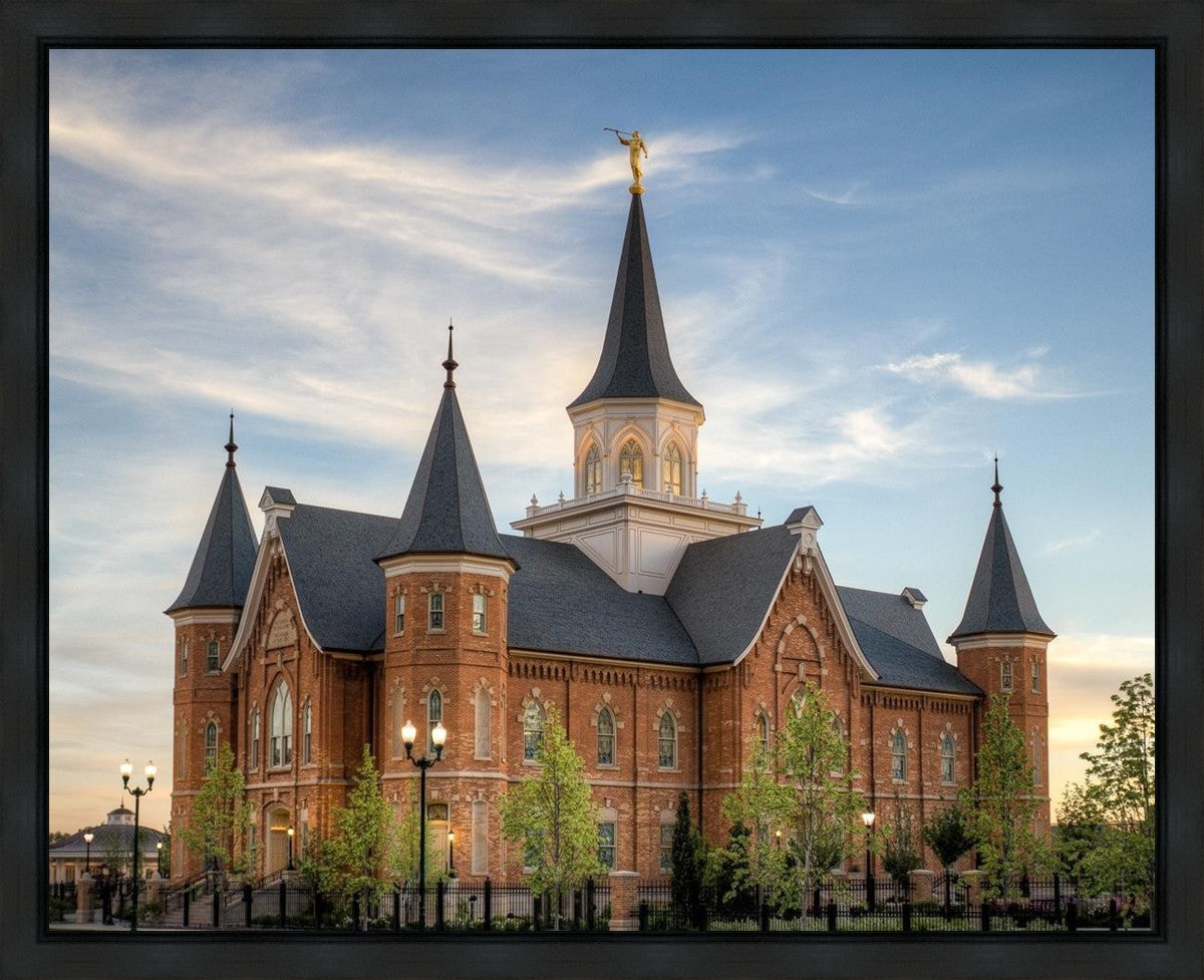 Provo City Center Utah Temple the Lord's Holy House Gallery Wrap