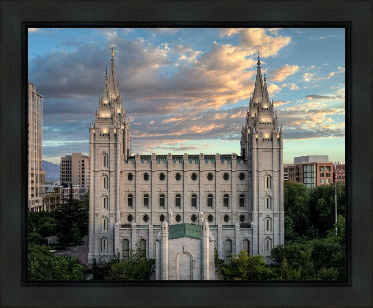 Salt Lake City Temple the House of God Gallery Wrap