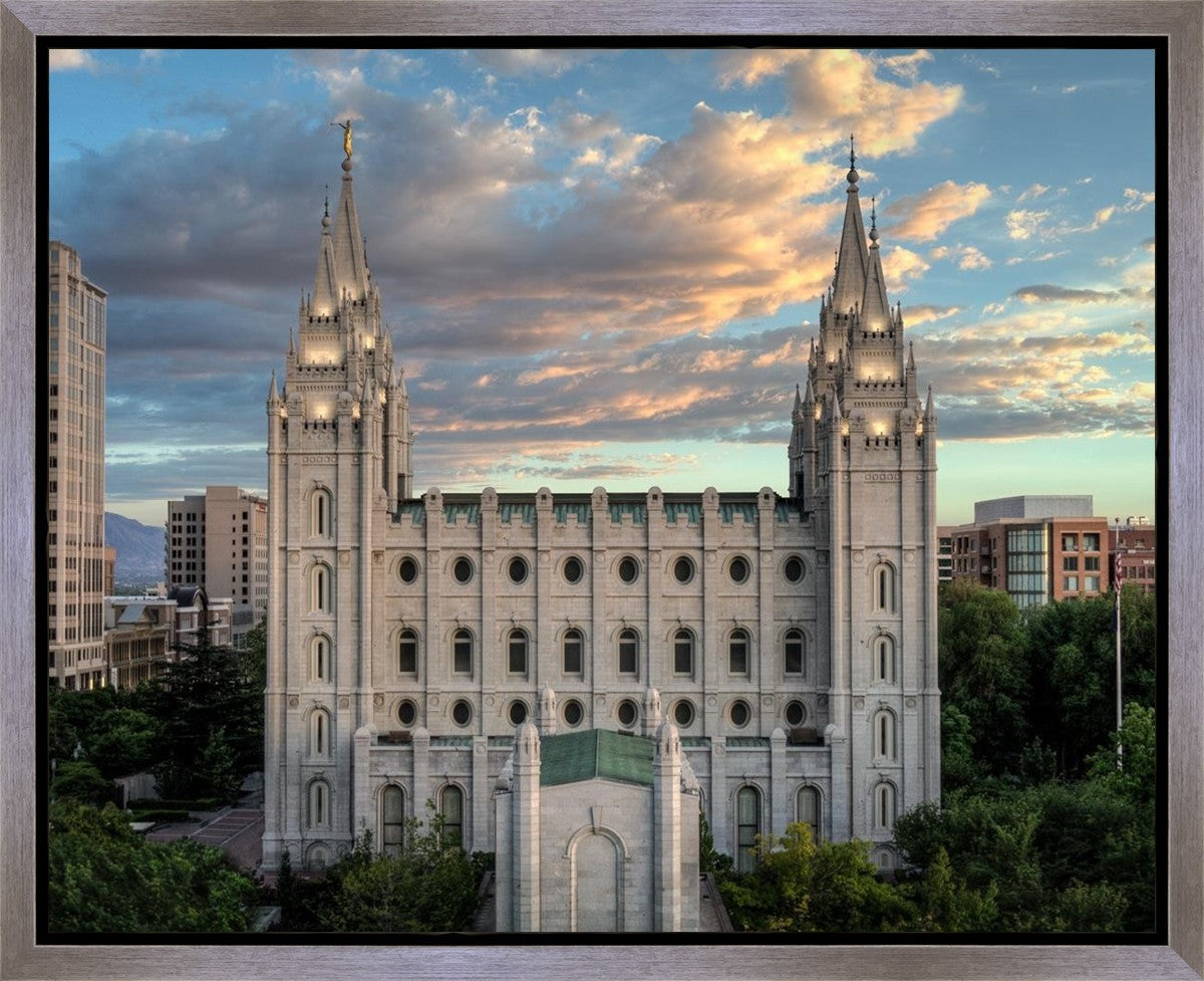 Salt Lake City Temple the House of God Gallery Wrap