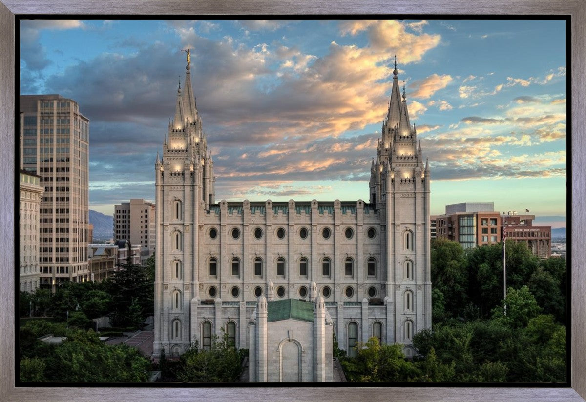 Salt Lake City Temple the House of God Gallery Wrap