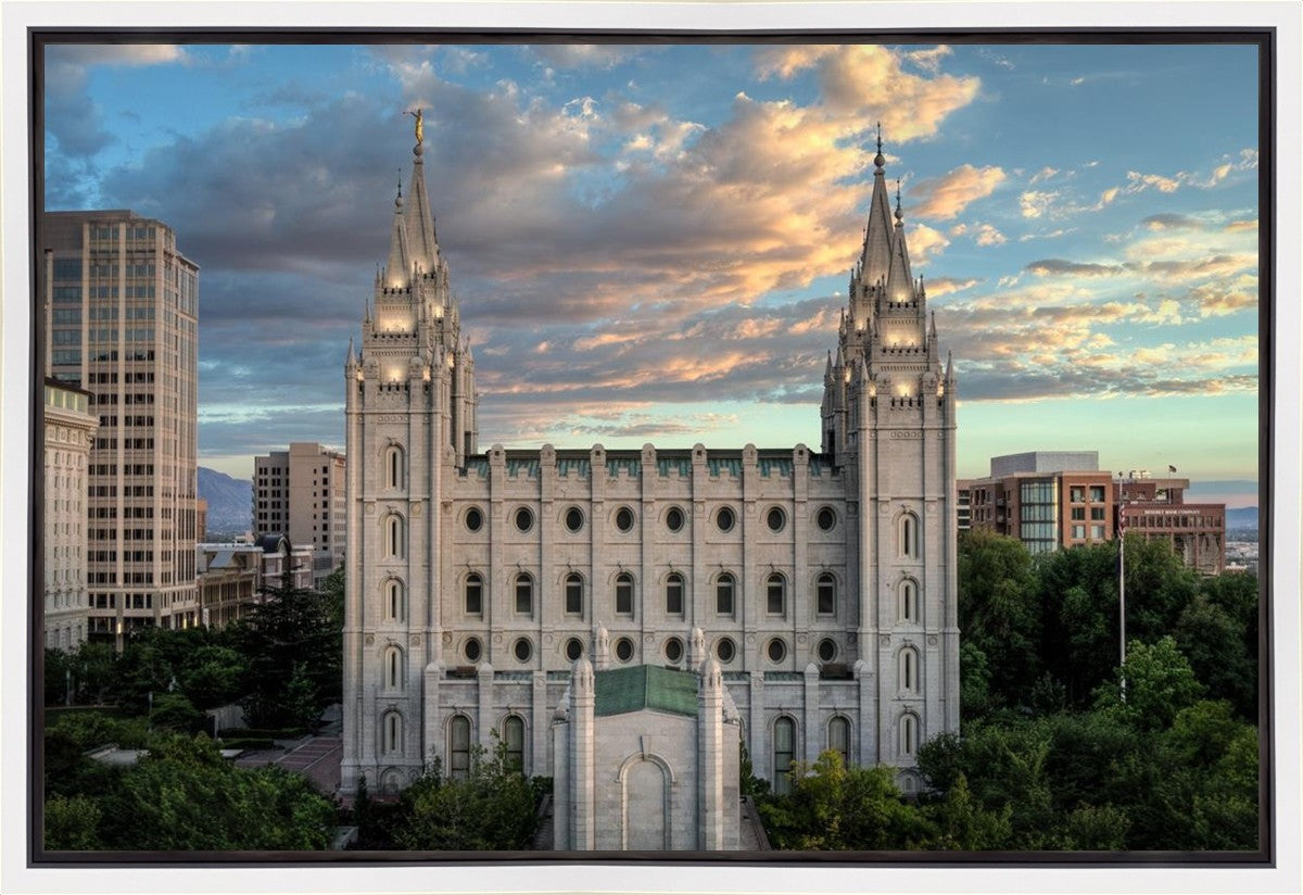 Salt Lake City Temple the House of God Gallery Wrap