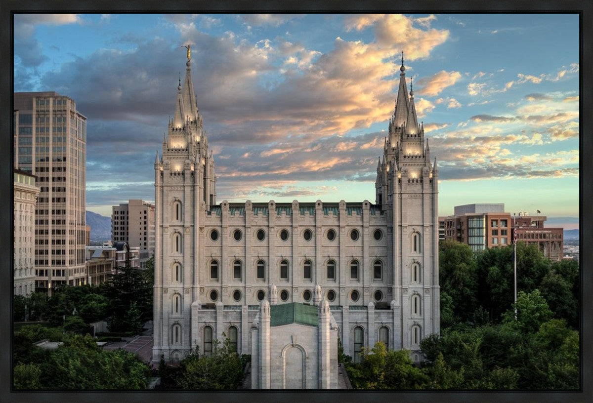 Salt Lake City Temple the House of God Gallery Wrap