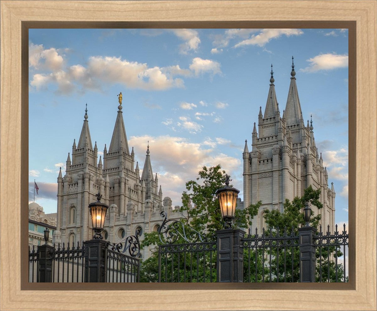 Salt Lake City Temple Welcome to the Temple Gallery Wrap