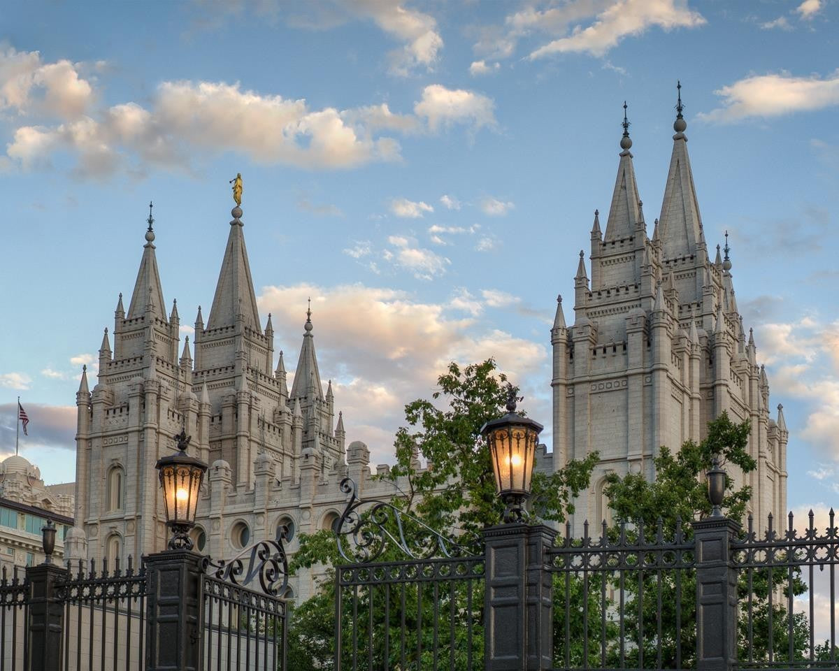 Salt Lake City Temple Welcome to the Temple Gallery Wrap
