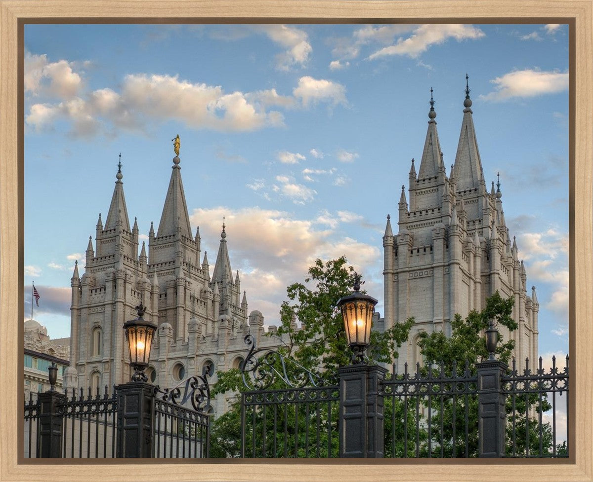 Salt Lake City Temple Welcome to the Temple Gallery Wrap