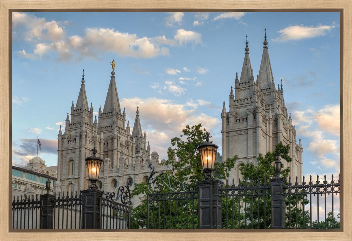 Salt Lake City Temple Welcome to the Temple Gallery Wrap