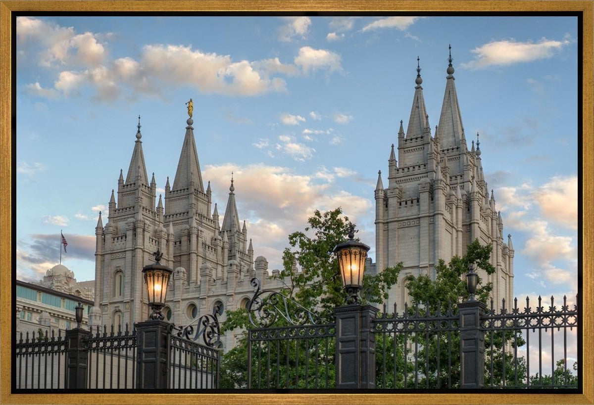 Salt Lake City Temple Welcome to the Temple Gallery Wrap